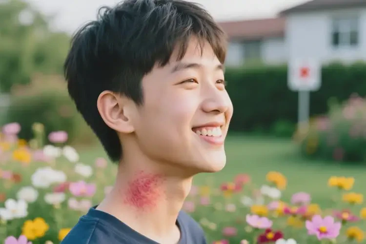 青少年脖子偶爾長(zhǎng)濕疹可以治好嗎(圖1)