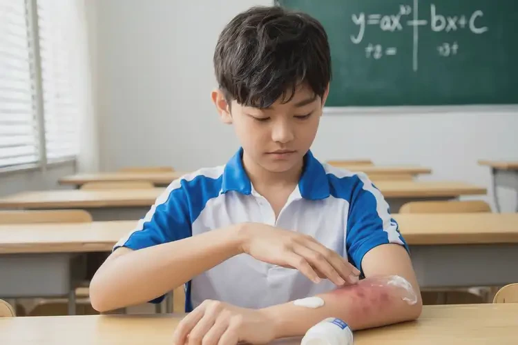 中學(xué)生手臂上出濕疹可不可以根治(圖2)