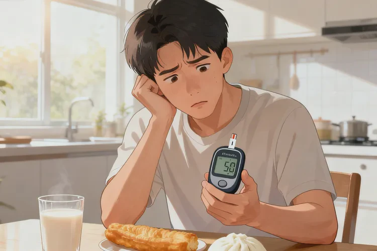 28歲早餐血糖12.8是怎么回事(圖1)