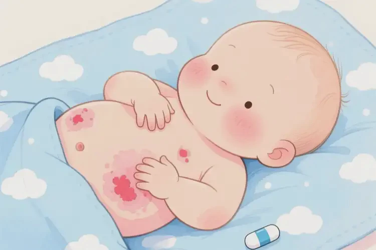 婴幼儿肚子上偶尔起湿疹可以治好吗(图4)