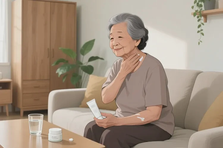 老年人脖子上起濕疹能靠自己自愈嗎(圖1)