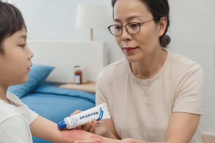 孩子手臂出現(xiàn)濕疹可不可以徹底自愈(圖3)