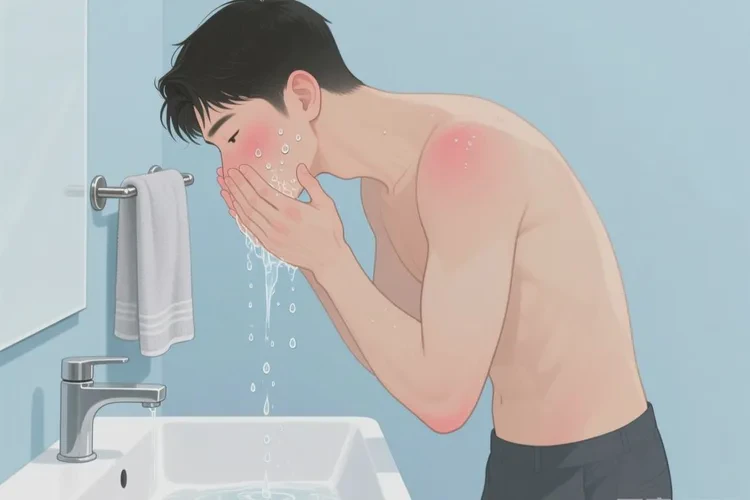 青年人臉上有濕疹能靠自己自愈嗎(圖2)