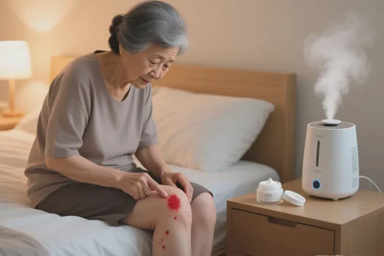 老年人大腿上起濕疹能靠自己自愈嗎(圖1)