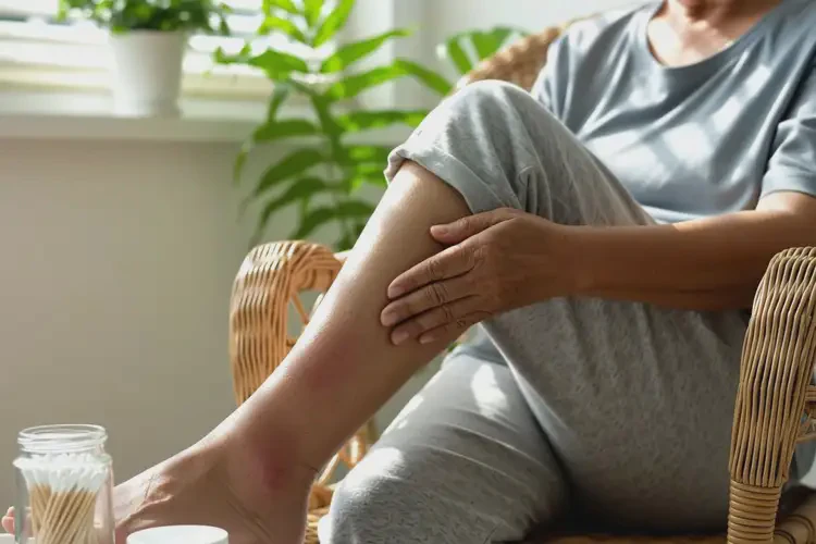 老年人大腿上長(zhǎng)濕疹可以治好嗎(圖2)