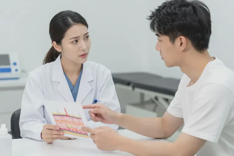 男人屁股偶爾起濕疹能靠自己自愈嗎(圖3)