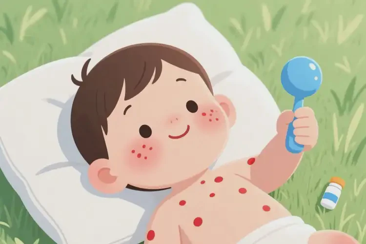 幼兒脖子上偶爾起濕疹可不可以根治(圖1)