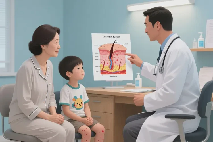 兒童小腿上有濕疹可以治愈嗎(圖4)