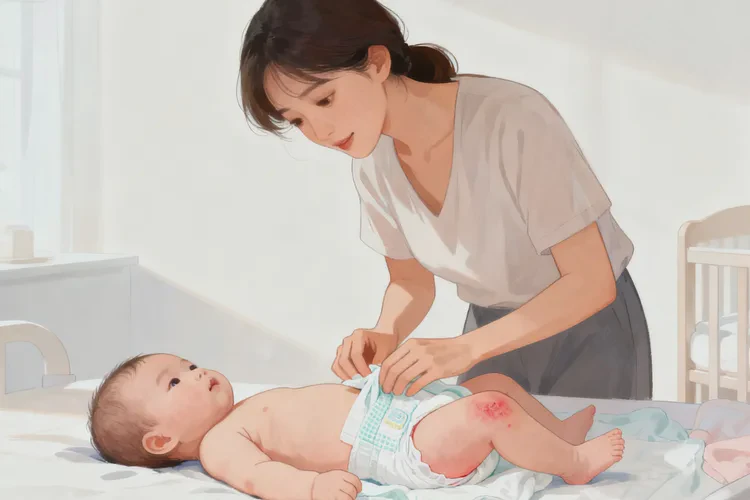 兒童屁股上起濕疹可以治愈嗎(圖1)