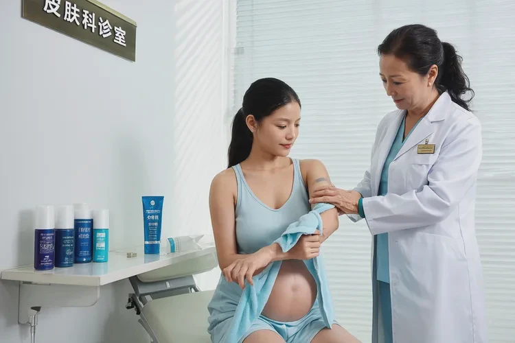 孕婦手臂長濕疹可以治愈嗎(圖2)