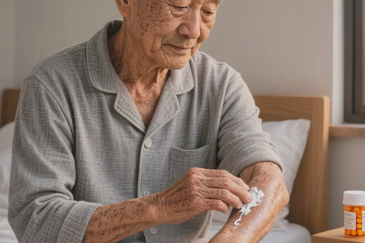 老年人全身容易長(zhǎng)濕疹可以治愈嗎(圖2)