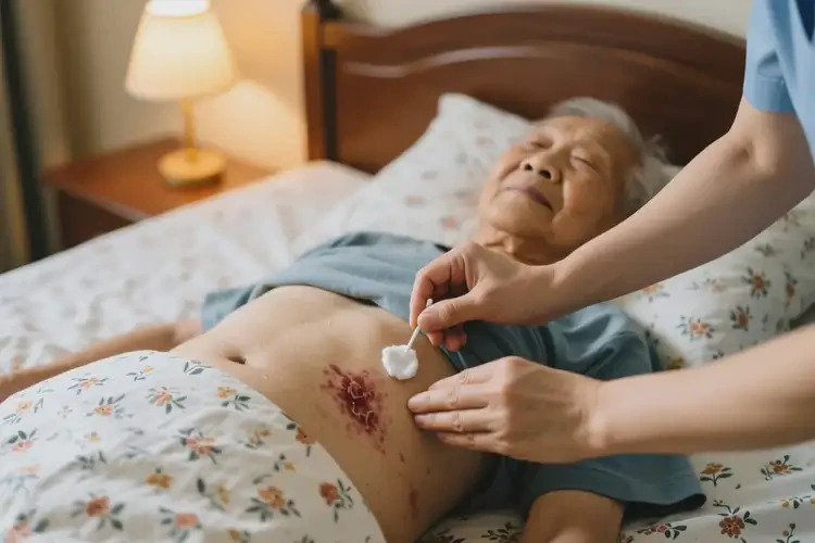 高齡老人肚子上經(jīng)常起濕疹可不可以根治(圖3)