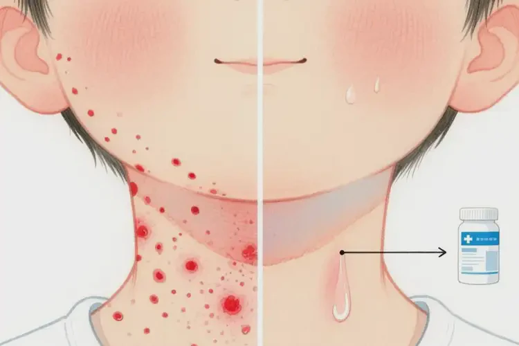 兒童脖子出濕疹可以治好嗎(圖2)