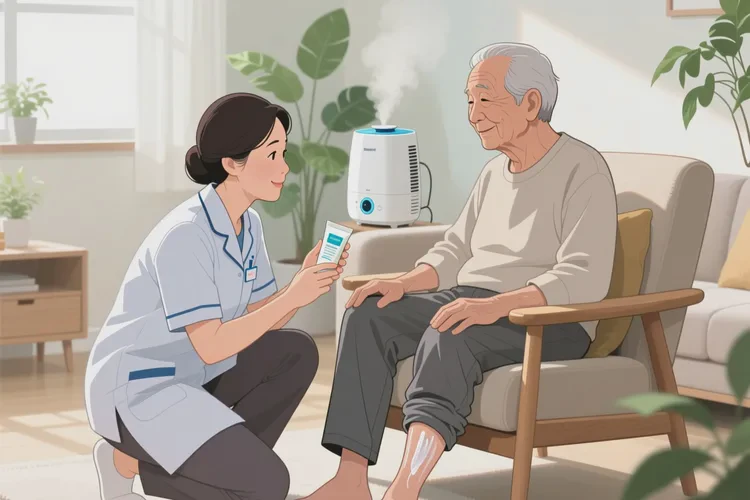 老人小腿上出現(xiàn)濕疹可以治愈嗎(圖3)