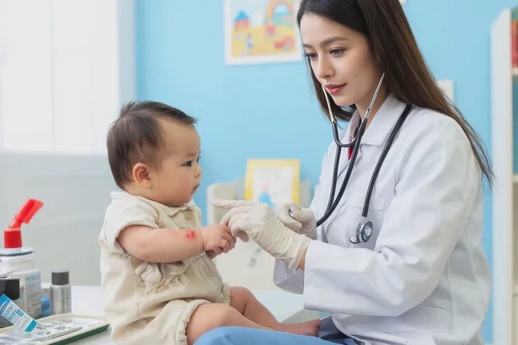 嬰兒全身容易起濕疹可以治愈嗎(圖2)