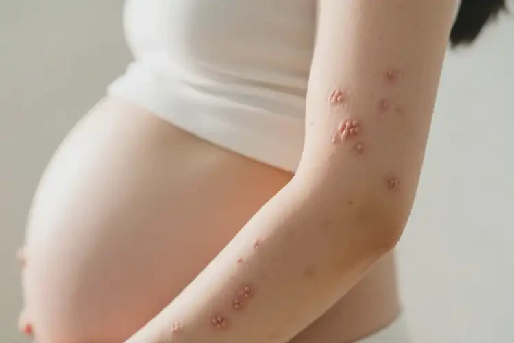 產(chǎn)婦手臂上偶爾起濕疹可以治好嗎(圖4)