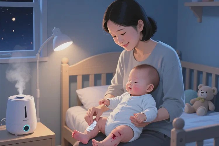 嬰幼兒四肢出濕疹可以治愈嗎(圖1)