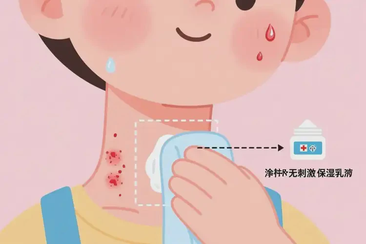 少兒脖子上偶爾長濕疹可以治好嗎(圖3)