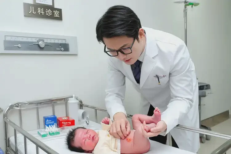 新生兒肚子上偶爾長濕疹可以治好嗎(圖2)