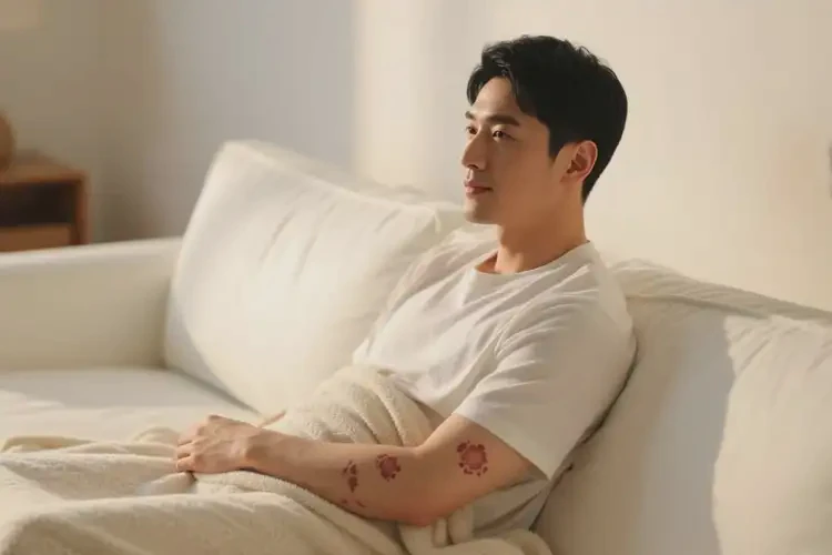 男生手臂上长湿疹可以治好吗(图1)