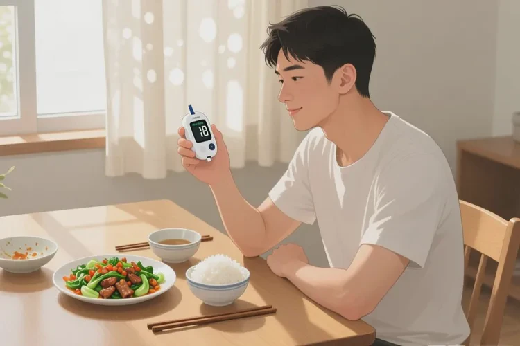 28歲中餐血糖14.8是怎么回事(圖1)