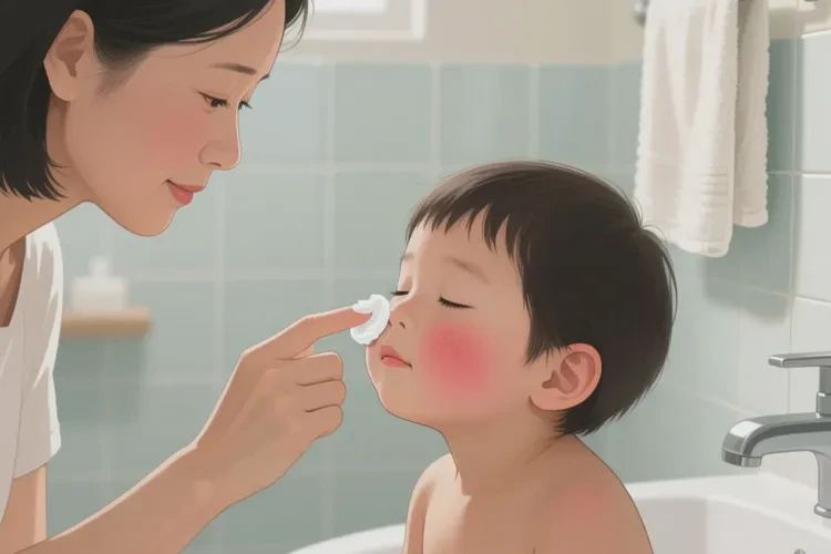 少兒面部長濕疹可以治愈嗎(圖1)