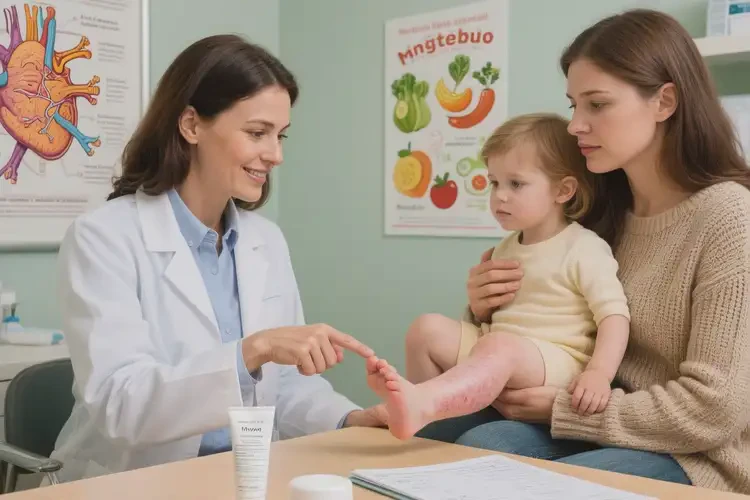 小孩腳上容易長濕疹可以治好嗎(圖3)