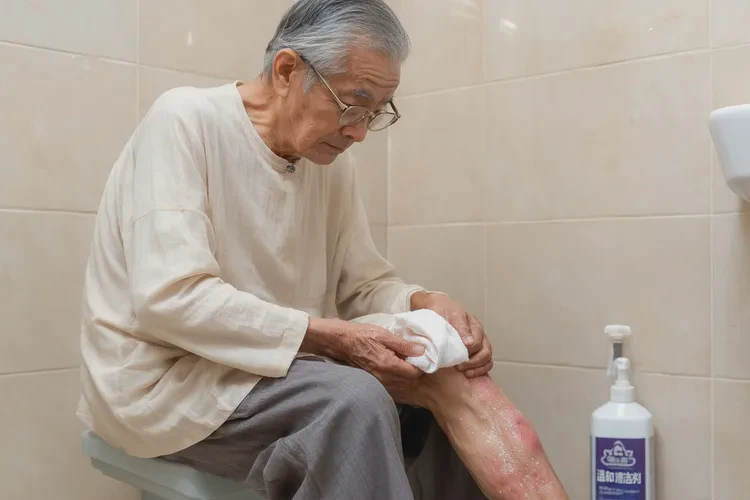 老年人小腿上出現(xiàn)濕疹可以治愈嗎(圖3)