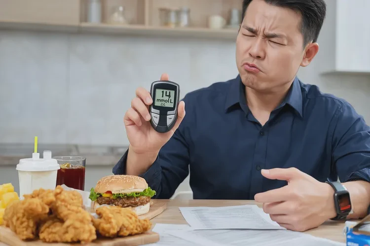 28歲晚餐血糖14點(diǎn)3是怎么回事(圖1)