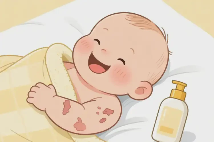 幼兒手臂上經(jīng)常起濕疹可以治好嗎(圖2)