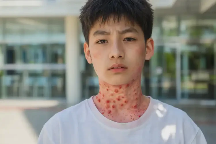 大學(xué)生脖子偶爾長(zhǎng)濕疹可以治好嗎(圖4)