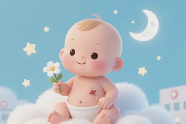 新生兒肚子偶爾長濕疹可不可以根治(圖1)