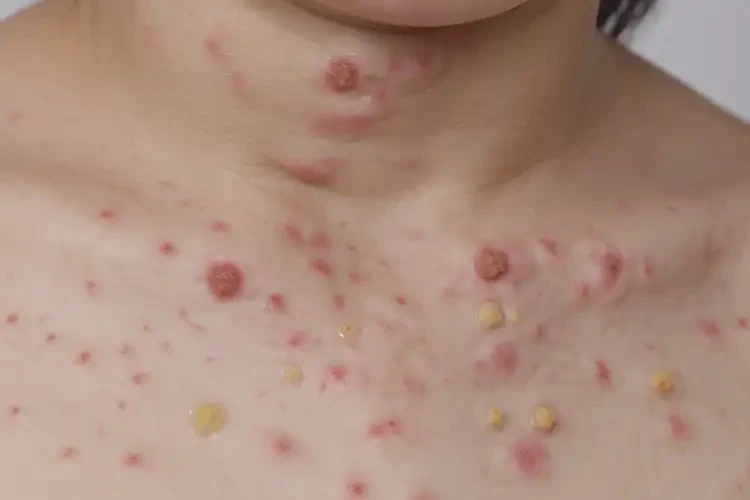 孩子脖子起濕疹不管它會(huì)自己自愈嗎(圖3)