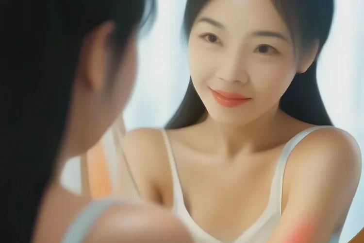 女人手臂出現(xiàn)濕疹能靠自己自愈嗎(圖1)