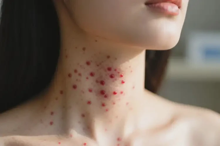 女人脖子上出現(xiàn)濕疹可不可以根治(圖2)