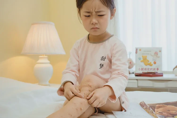 少兒小腿上長濕疹可以治愈嗎(圖2)