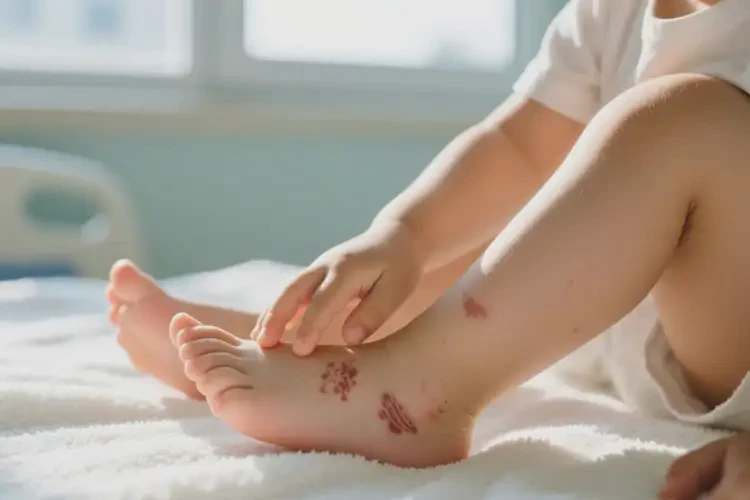 小孩腳上容易起濕疹可以治好嗎(圖4)