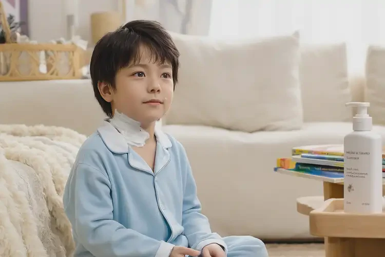 孩子脖子起濕疹不管它會(huì)自己自愈嗎(圖2)