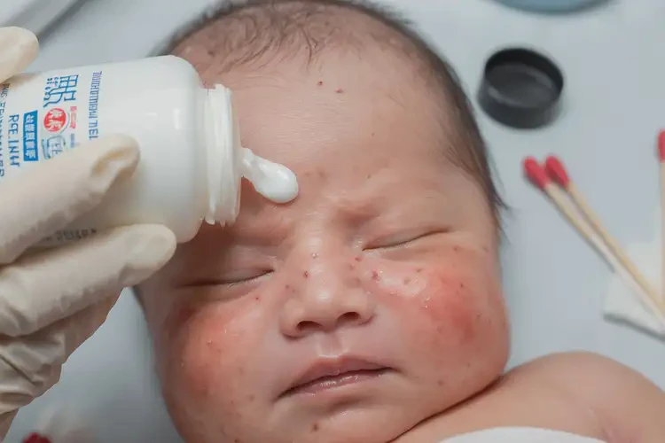 新生兒臉上有濕疹可以治好嗎(圖4)