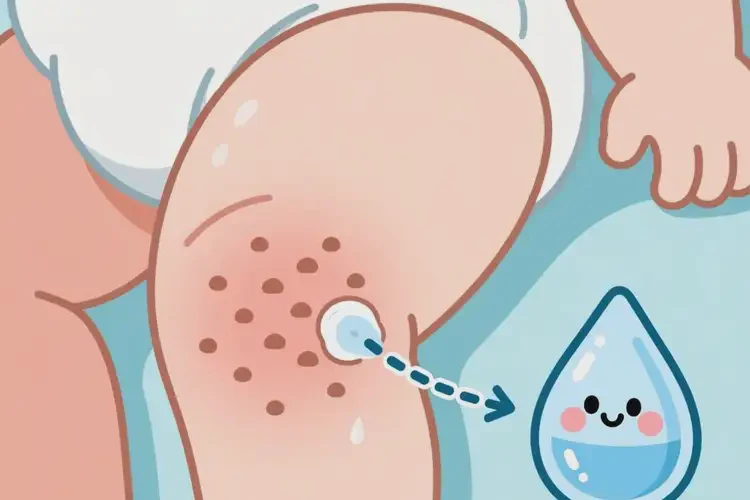 嬰幼兒大腿出現(xiàn)濕疹可以治好嗎(圖2)