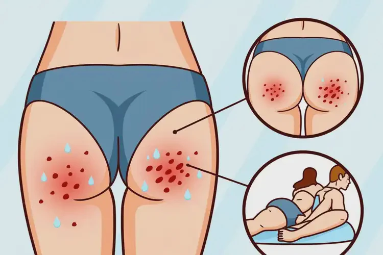 青年人屁股上容易起濕疹可以治好嗎(圖1)