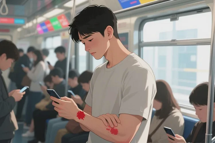 男人全身偶爾長濕疹能靠自己自愈嗎(圖1)