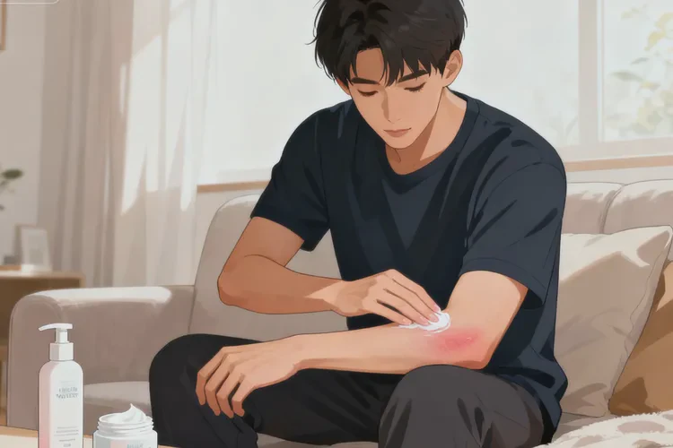 青年人手臂上偶爾起濕疹能靠自己自愈嗎(圖1)