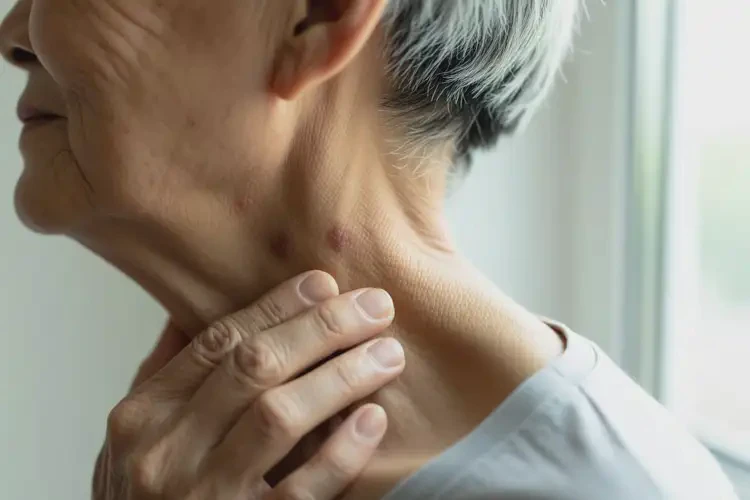 老人脖子經(jīng)常長濕疹可以治好嗎(圖2)