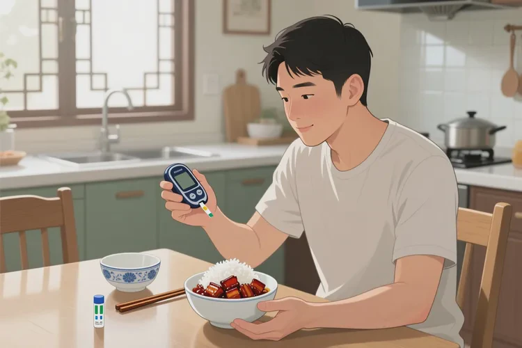 28歲中餐血糖8點(diǎn)4是怎么回事(圖1)