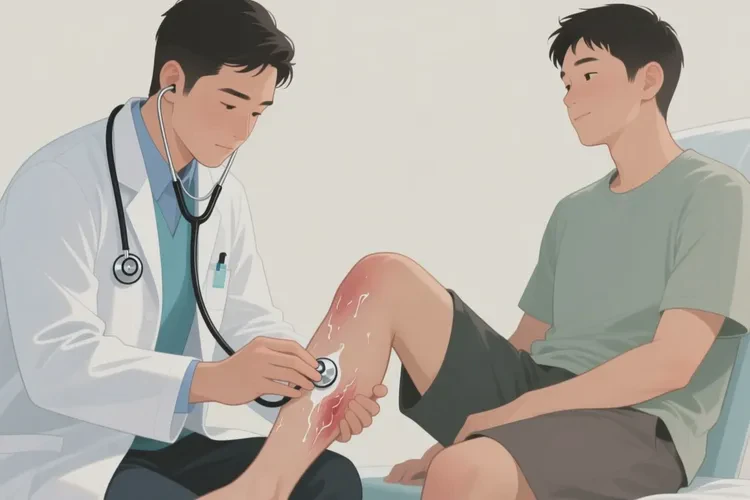 青年人小腿出現(xiàn)濕疹能靠自己自愈嗎(圖4)