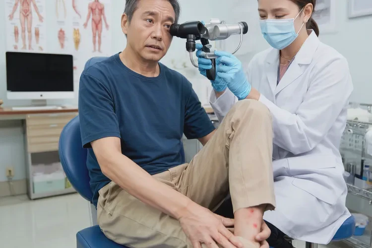 男人小腿出現濕疹能靠自己自愈嗎(圖3)