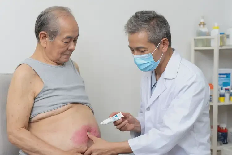 老人肚子偶爾起濕疹可以治好嗎(圖3)