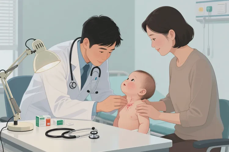 兒童脖子容易長濕疹可以治愈嗎(圖4)