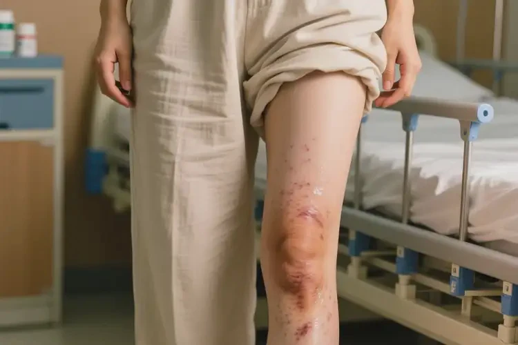 女生小腿上出濕疹可以治好嗎(圖2)